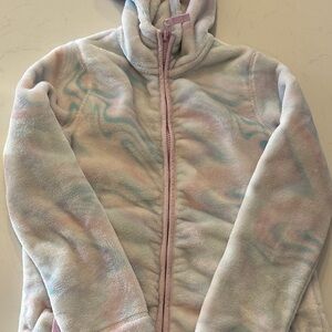 Lands' End Kids' Multicolor Fleece Hoodie
